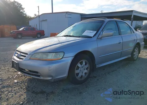 2002 Honda Accord Sdn Ex/Ex W/Leather из США, поврежденный, VIN 1HGCG56642A150502